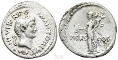 Ancient Coins - MARK ANTONY. Denarius. (41 BC). Military mint traveling with Antony in Asia Minor.