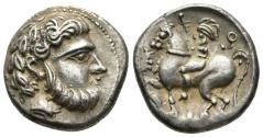 Ancient Coins - EASTERN EUROPE. Imitations of Philip II of Macedon (2nd-1st century BC). Tetradrachm. 'Baumreiter' type.