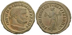 Ancient Coins - Maximianus. Æ Follis. Carthago (Carthage) Mint.