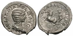 Ancient Coins - Julia Domna. AR Denarius. Luna Lucifera.