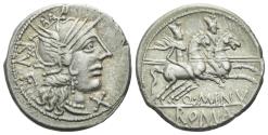 Ancient Coins - Roman Republic. AR Denarius. Q. Minucius Rufus.