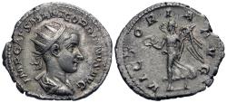 Ancient Coins - Gordian III. AR Antoninianus. Victory.