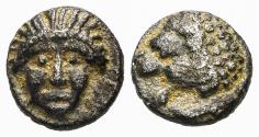 Ancient Coins - Satraps of Caria. Hekatomnos. AR Tetartemorion.