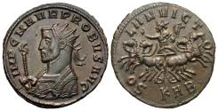 Ancient Coins - Probus. Antoninianus. Sol In Spread Quadriga. Style!