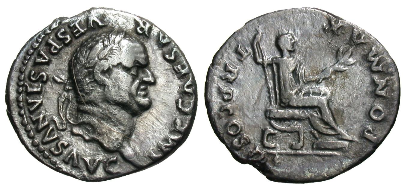 Vespasian. AR Denarius. - Old Coin Price