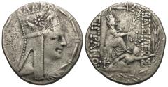 Ancient Coins - Kings of Armenia. Tigranes II 'The Great.' AR Tetradrachm.