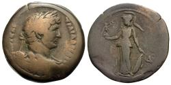 Ancient Coins - Roman Egypt, Alexandria. Hadrian. Æ Drachm. Athena.