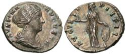 Ancient Coins - Faustina Junior. AR Denarius. Venus.