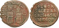 Ancient Coins - Leo VI The Wise with Alexander. Æ Follis.