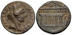 Ancient Coins - Cilicia. Tarsus. Pseudo-autonomous. Æ 18 mm. Decastyle Temple.