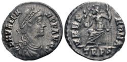 Ancient Coins - Valens. AR Siliqua. Roma.