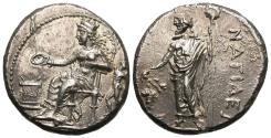 Ancient Coins - Cilicia, Nagidos. AR Stater. Aphrodite / Apollo. Mint State!