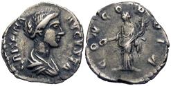 Ancient Coins - Crispina. AR Denarius. Concordia.