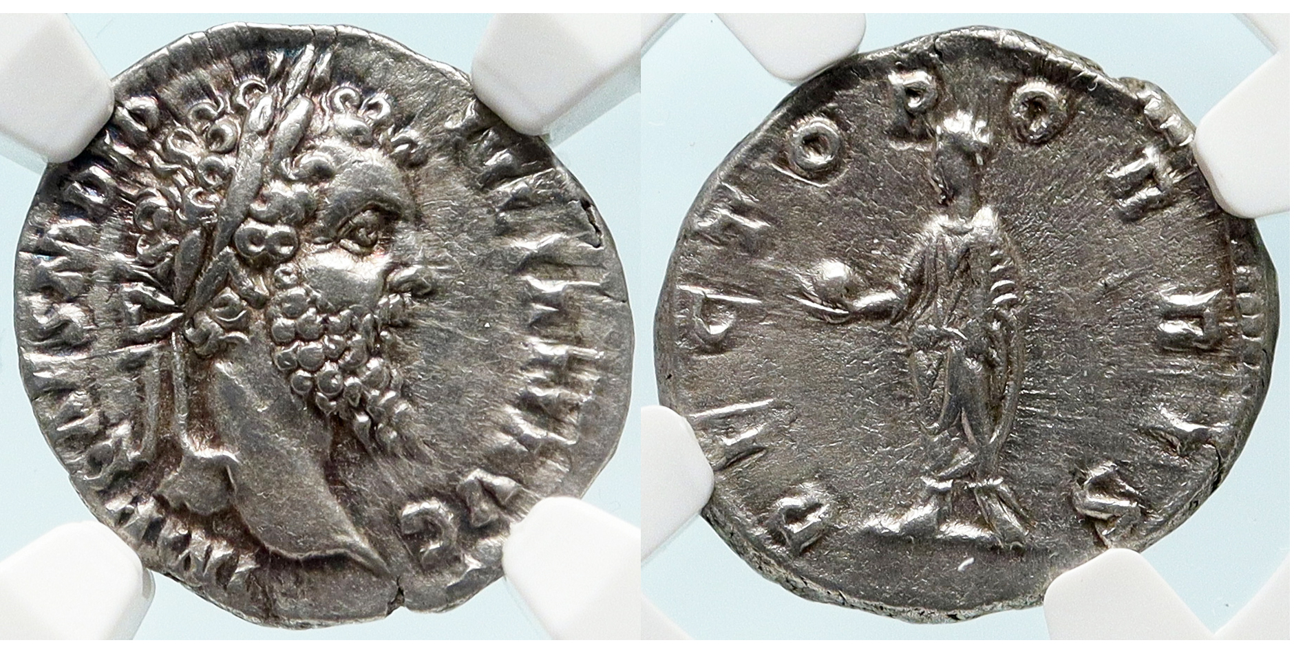 Didius Julianus. AR Denarius. NGC AU; Strike: 5/5; Surface: 4/5.