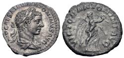 Ancient Coins - Elagabalus. AR Denarius. Victory.