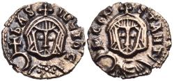 Ancient Coins - Byzantine Empire. Basil I the Macedonian, with Constantine. Debased AV Semissis.