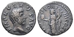 Ancient Coins - Lucius Verus. AR Denarius. Providentia.