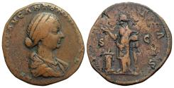 Ancient Coins - Lucilla. Æ Sestertius. Pietas.