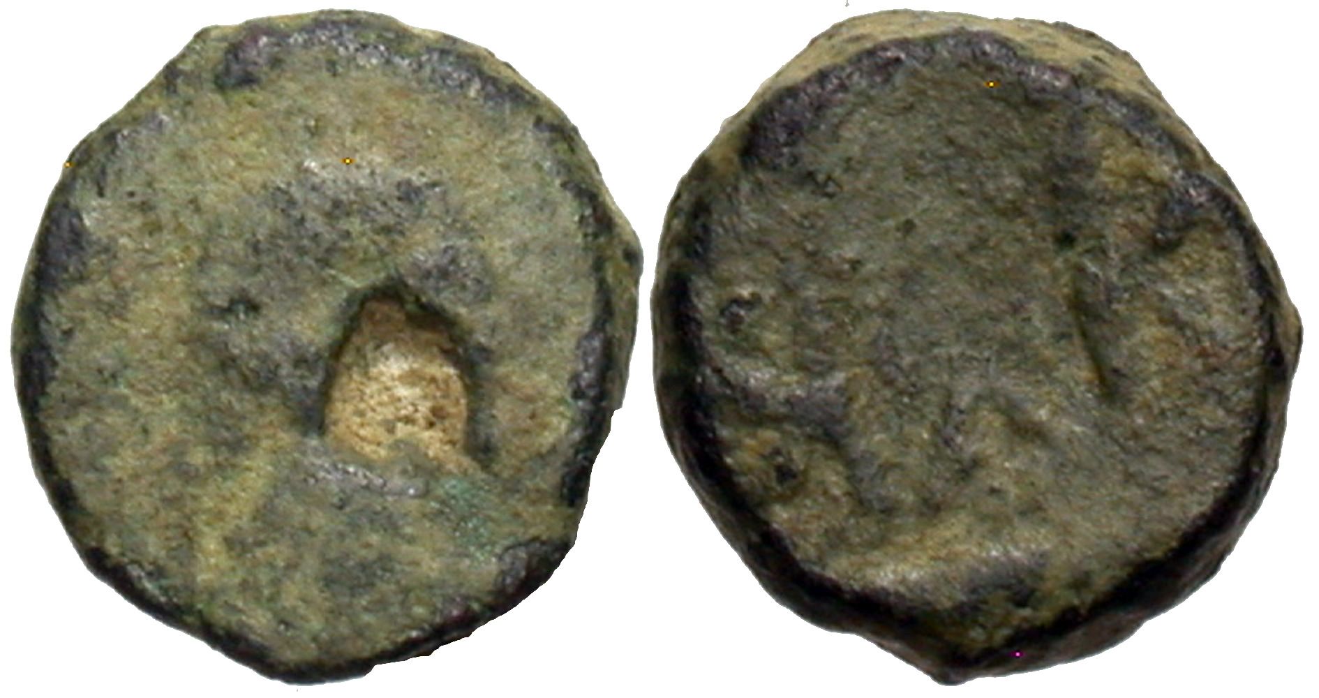 Basiliscus. Æ Nummus. Basiliscus Monogram. RARE. | Roman Imperial Coins