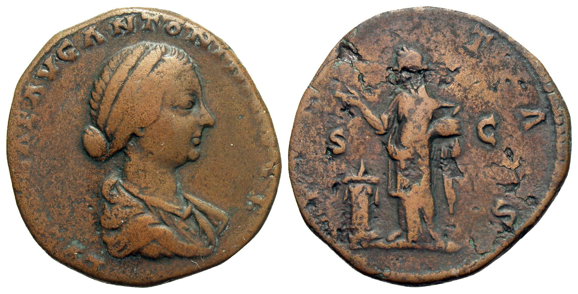 Lucilla. Æ Sestertius. Pietas. | Roman Imperial Coins