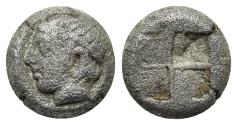 Ancient Coins - Lesbos, Uncertain. BI 1/12 Stater. Apollo.