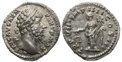 Ancient Coins - Lucius Verus. AR Denarius. Aequitas. Superb!
