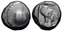 Ancient Coins - Pamphylia, Side. AR Stater. Pomegranate / Athena.