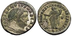 Ancient Coins - Constantius I, as Caesar. Æ Follis.