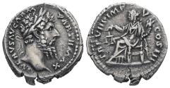Ancient Coins - Lucius Verus. AR Denarius. Aequitas.