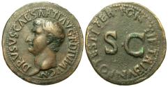 Ancient Coins - Drusus. Son of Tiberius. Æ As.