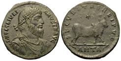 Ancient Coins - Julian II. Æ 26 mm. Antioch Mint. Bull and Stars.