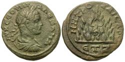 Ancient Coins - Cappadocia, Caesarea. Severus Alexander. Mt. Argaeus. SCARCE.