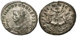 Ancient Coins - Probus. Antoninianus. Sol In Spread Quadriga.
