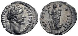 Ancient Coins - Antoninus Pius. AR Denarius. Annona.