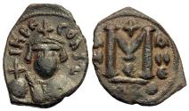Ancient Coins - Byzantine Empire. Constans II. Æ Follis. Unpublished?
