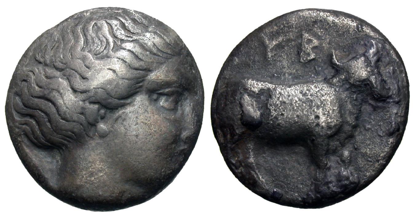 Euboia, Euboian League. AR Tetradrachm. VERY RARE! | Greek Coins