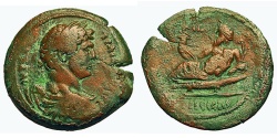 Ancient Coins - Roman Egypt, Alexandria. Hadrian. Æ Drachm. Nilus.