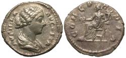 Ancient Coins - Lucilla. AR Denarius. Concordia.