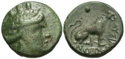 Ancient Coins - Thrace, Lysimacheia. Æ 18 mm. Lion.