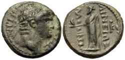 Ancient Coins - Phrygia, Laodicea ad Lycum. Nero. Æ 21 mm. Zeus.