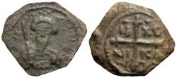 World Coins - Crusaders. Antioch. Tancred. Æ Follis.