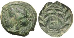 Ancient Coins - Sicily. Himera. Æ Hemilitron. Former Frank Capra Collection.