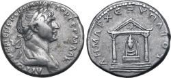 Ancient Coins - Arabia, Bostra. Trajan. AR Tetradrachm. Very Rare With This Bust Type.