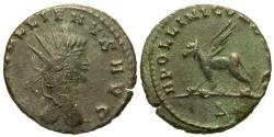 Ancient Coins - Gallienus. Antoninianus. 'Animal/Mythical Series' Issue. Griffin.