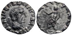 Ancient Coins - Baktria, Indo-Greek Kingdom. Hermaios. AR Drachm.