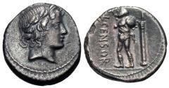 Ancient Coins - Roman Republic. L. Censorinus. AR Denarius.