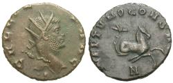 Ancient Coins - Gallienus. Antoninianus. 'Animal/Mythical Series' Issue. Hippocamp.