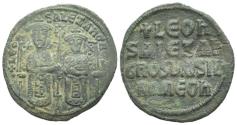 Ancient Coins - Leo VI The Wise with Alexander. Æ Follis.