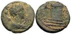 Ancient Coins - Lydia, Hierocaesarea. Pseudo-autonomous. Time of Trajan - Hadrian. Æ 14 mm. Former Clive Foss Collection.