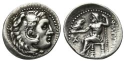 Ancient Coins - Kings of Macedon. Philip III. AR Drachm. Struck Under Menander or Kleitos. VERY RARE.